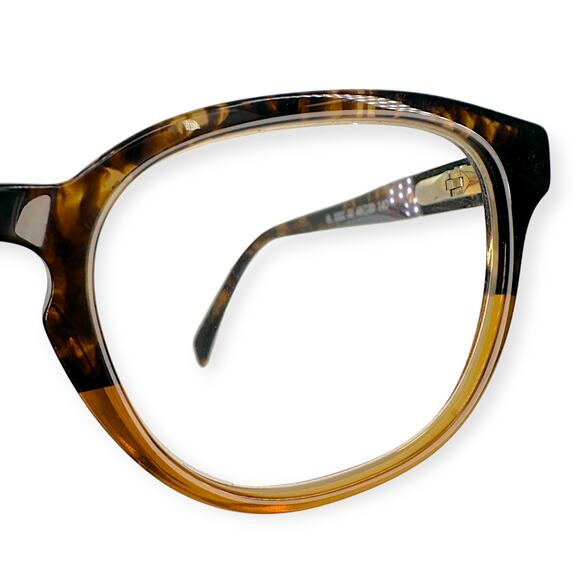 Balmain Paris Brown Tortoise Crystal Split Hinge Eyeglasses With Lens BL3002-02 - Picture 9 of 11